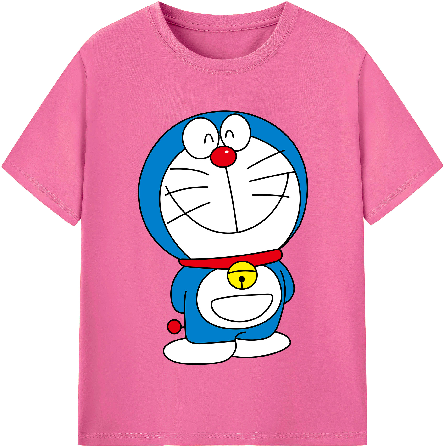 （画像用） ドラえもん Doraemon レディースカジュアルプリントTシャツ（綿100％）